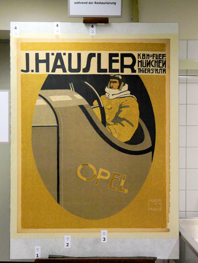 Schauobjekt, Plakatrestaurierung Schauobjekt, Plakatrestaurierung